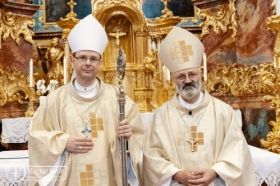 Bérczi Bernát ciszterci apát benedikálási ünnepe
