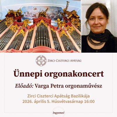 Ünnepi hangverseny Varga Petra orgonaművésszel